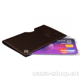 Preview: Kožna futrola za 10 kartice CZ "LEPEZA" model 1